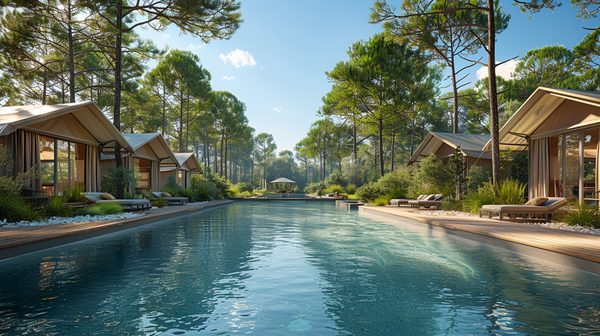 Camping dans la Drôme : les avantages avec un emplacement doté d'une piscine